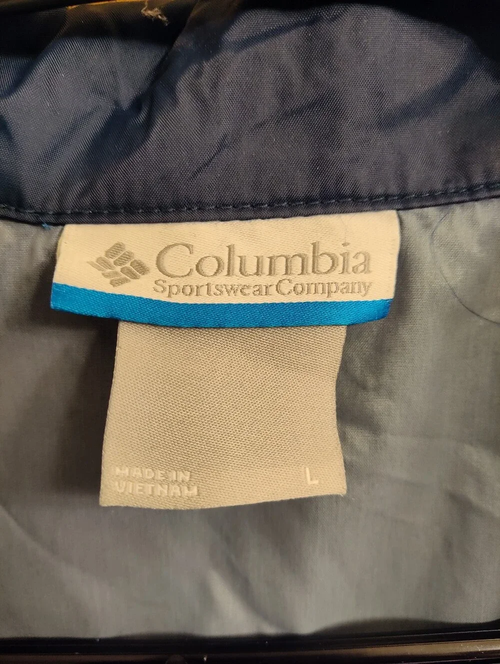 Columbia Men's Blue Windbreaker Jacket